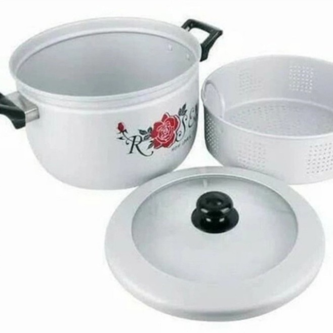 panci kukus serbaguna maspion 30cm motif