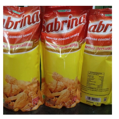 MINYAK GORENG SABRINA UKURAN 1LITER