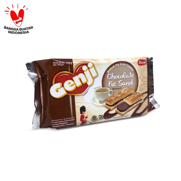 

Wafer-Biskuit- Monde Genji Chocolate Pie Sand 110Gr -Biskuit-Wafer.