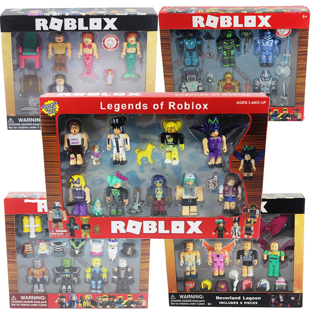 2018 Roblox Series Pvc Legends Match Set Game Kids Figures Toy Box Package Gift - legend of roblox toy set includes legends of roblox set