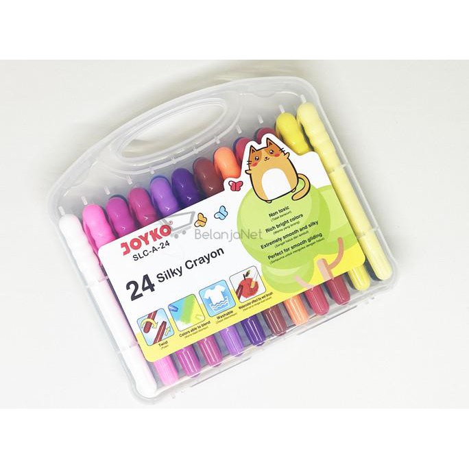 

SILKY CRAYON | KRAYON HALUS JOYKO SLC-A-24 WARNA COLORS