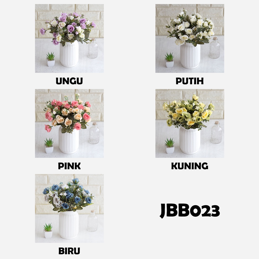 Bouquet bunga JBB023 Artifisial Dekorasi Rumah l happyonshop