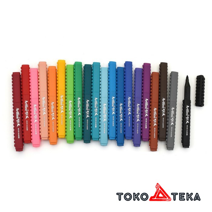 

COD Artline STIX Brush Spidol ETX-01 / Brush Pen Warna Murah Berkualitas - Green