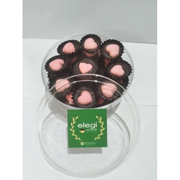 

parsel lebaran/parsel ramadhan snack coklat topping permen yupi by elegi(coklat yupi)