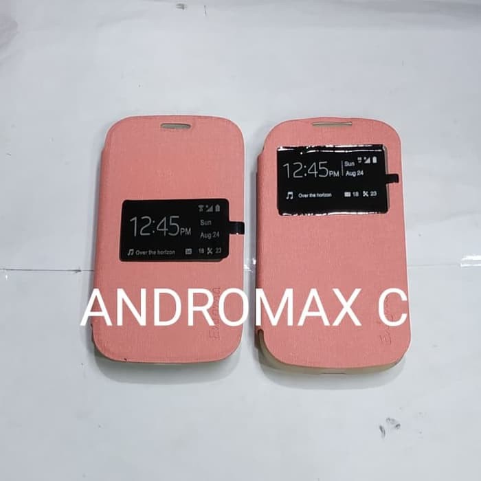 ANDROMAX C sarung flip cover ume/ sarung model buku MANTUL