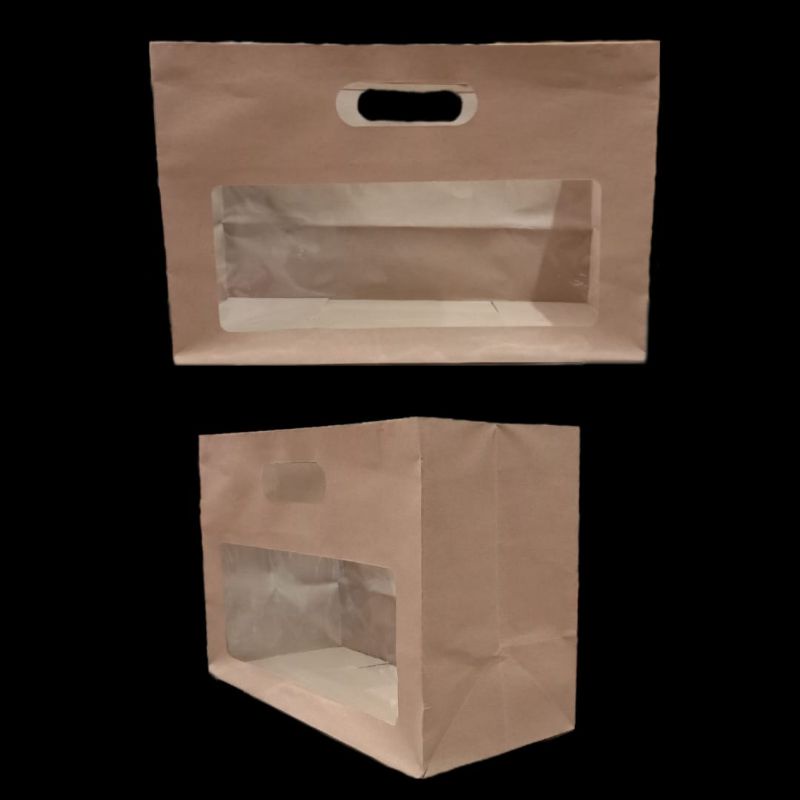 

tas kertas mika paper bag brownies