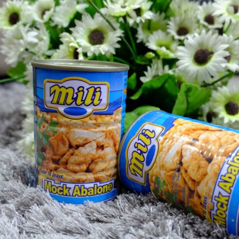 

Mili Mock Abalone 280 gr Vegetarian / vegetarian food / makanan kaleng