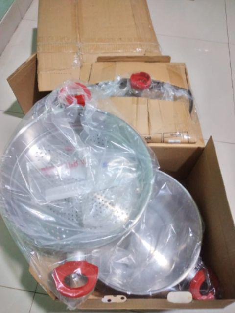 [supra]panci Kukusan 2 Susun - Supra Steamer 32cm - Stainless Steel
