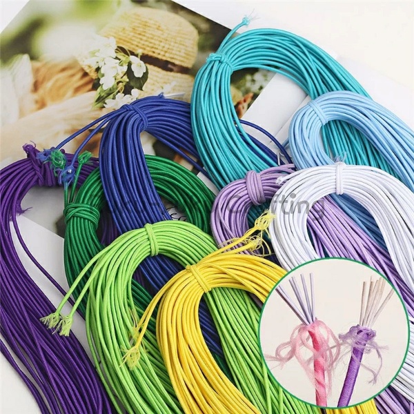 Tali Karet Elastis 1 mm Tali String Sengkelit Bahan Membuat Kerajinan Gelang Kalung