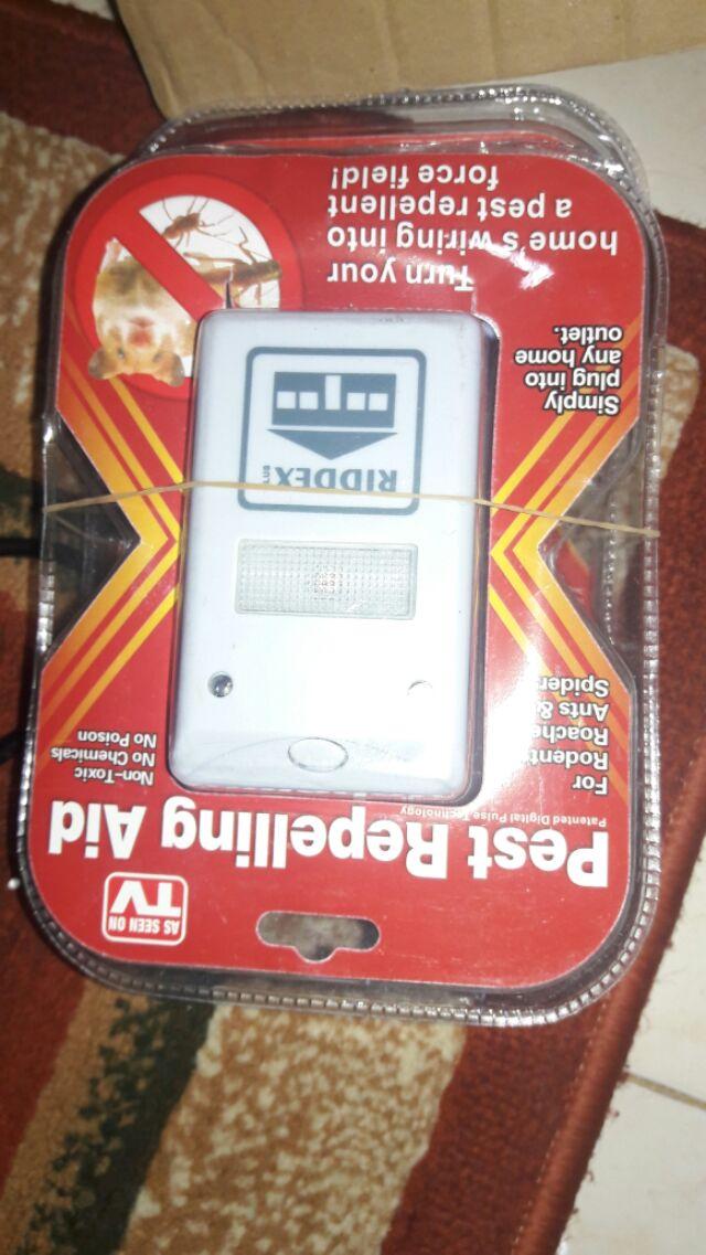 Free Ongkir Alat Pengusir Tikus Nyamuk Kecoak Riddex Pest Repeller Ultrasonic Tanpa Suara Ultrasonik