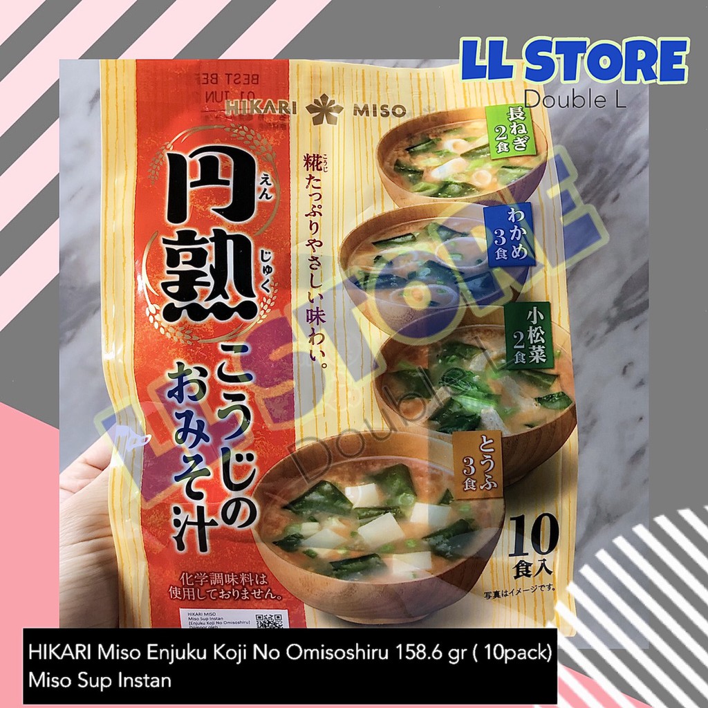 

HIKARI Enjuku Koji No Omisoshiru 158.6 gr | Sup Miso Instan