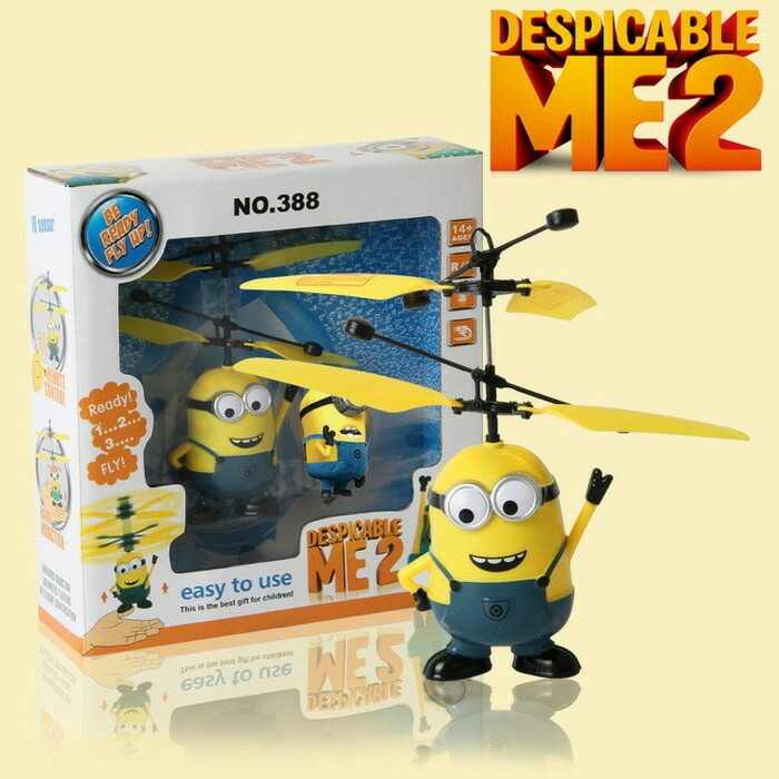 Dijual drone minion flying mainan terbang sensor tangan Murah