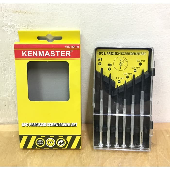 obeng jam kenmaster set 6 pcs kacamata tamiya diecast MURAH