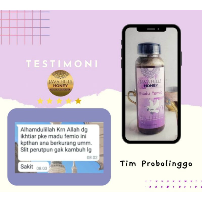 

madu femio/madu herbal spesialis masalah kewanitaan/Java hills honey