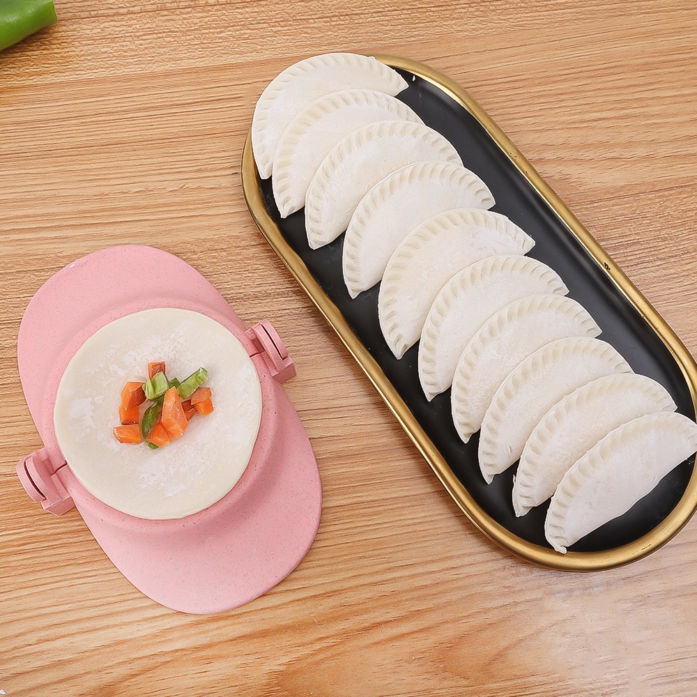 Wheat Straw Dumpling Mould Creative Baking Moulds Manual Ravioli Holder Practical Kitchen SuppliesKitchen DIY Dumpling Tools