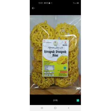 

Kerupuk mie rempah mini
