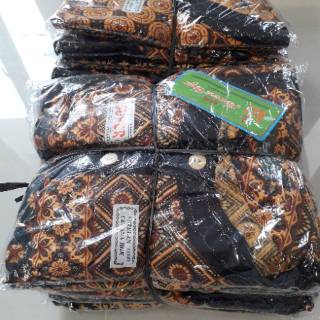 Setelan celana batik kencana ungu  febry Shopee Indonesia