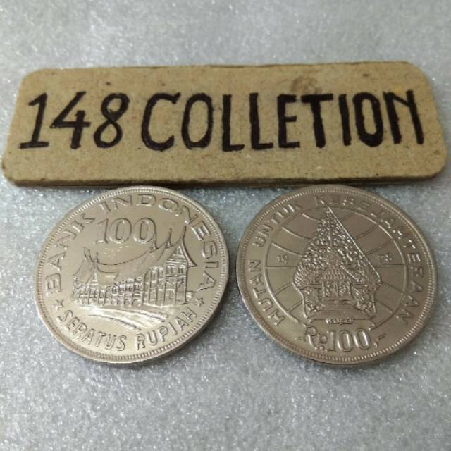 Uang kuno 100 tipis tahun 1978