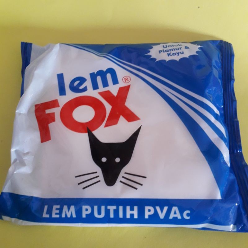 

lem fox putih kemasan plastik isi 350gram