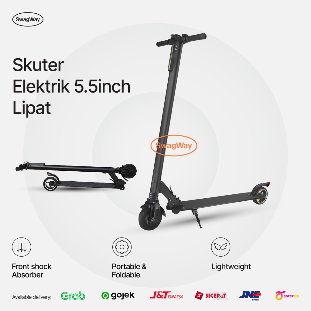 Jual Skuter Elektrik listrik lipat Ringan Lightweight Electric Scooter
