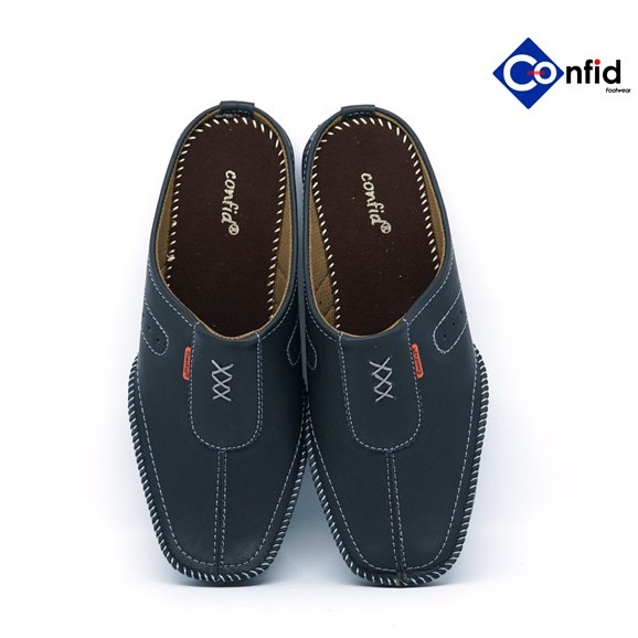 Sepatu Selop Bahan Kulit New Style Anti Slip Branded (Beta 02)