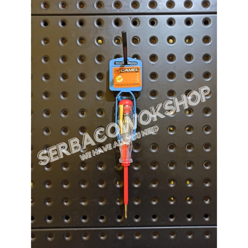 Camel Obeng Tespen Bening AC 4 Inch Test Pen Tester Transparan Termurah Berkualitas