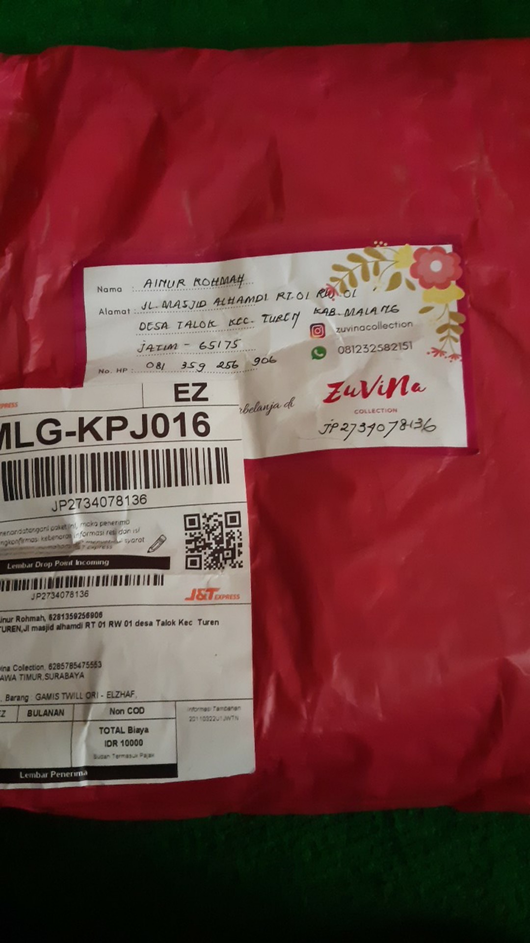 Gamis Twill Ori - Batik Elzhaf Motif Baru