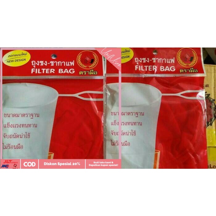 

⭐COD⭐ SARINGAN TEH / KOPI / THAI TEA / GREEN TEA