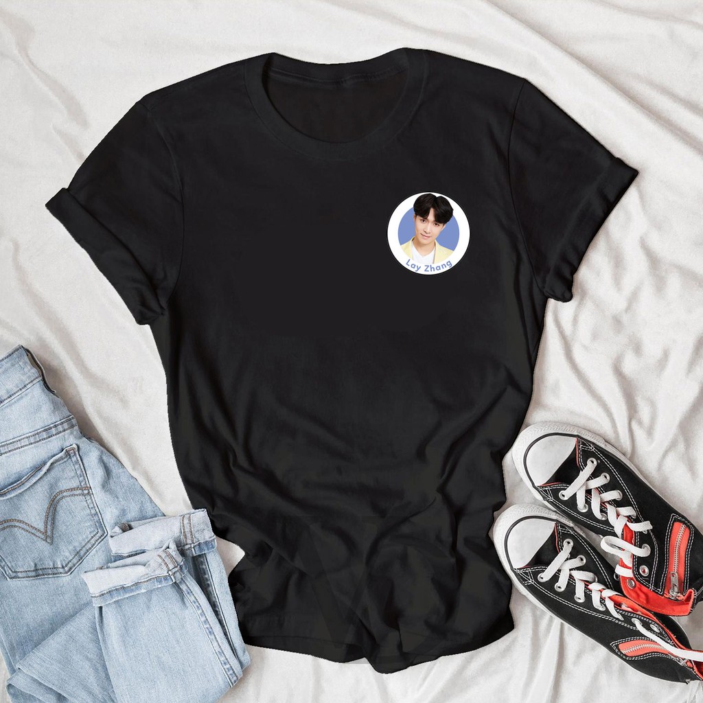 lay  kaos korea / baju korean EXO / tshirt oppa korea lover /oversized tee / baju jumbo