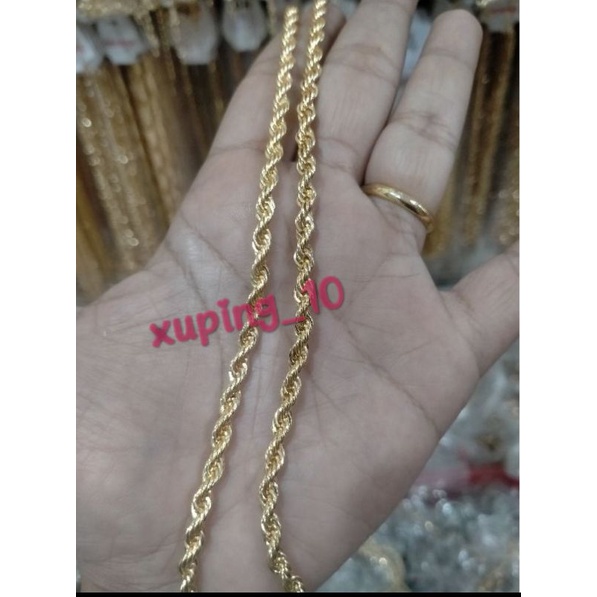 kalung dewasa bermotif tambang 60cm