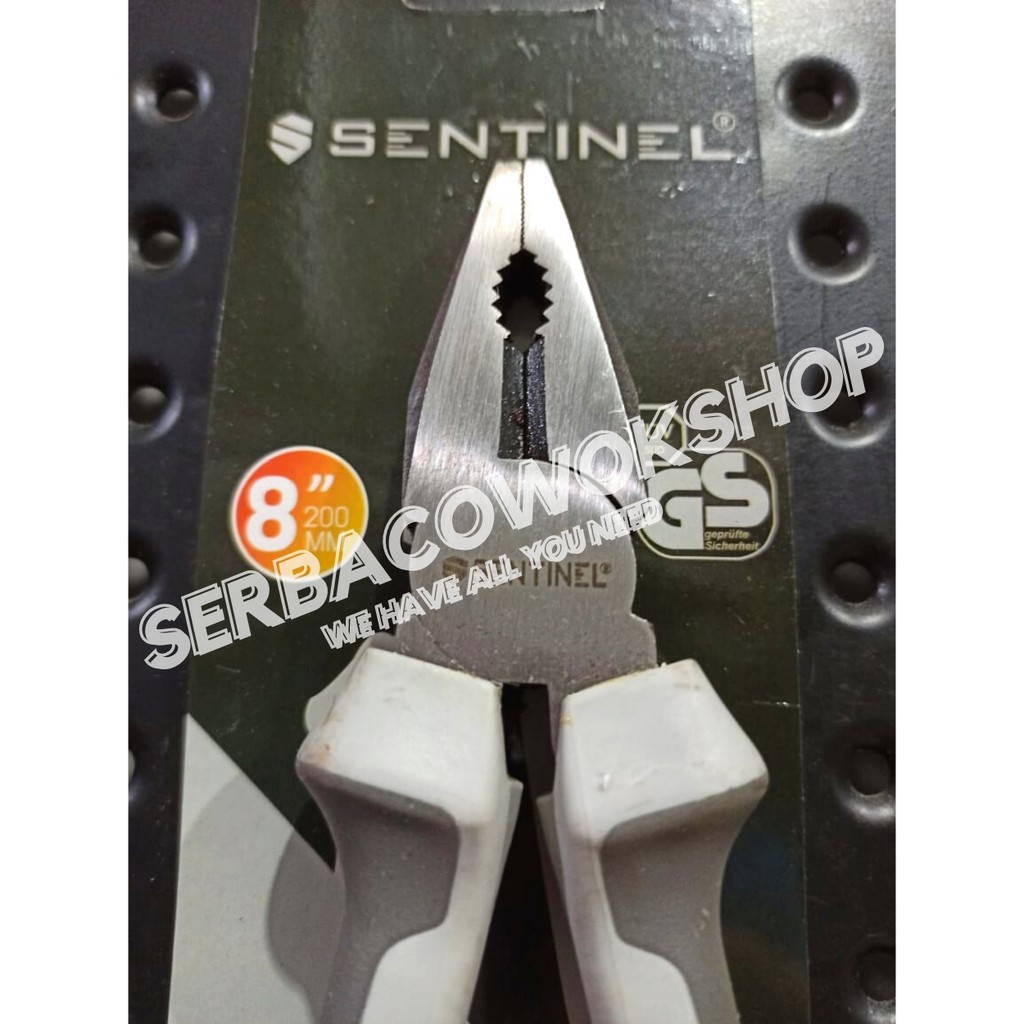 Sentinel Tang Kombinasi Chrome 8 Inch Tang Jepit Linesman Pliers 8&quot; Termurah Berkualitas