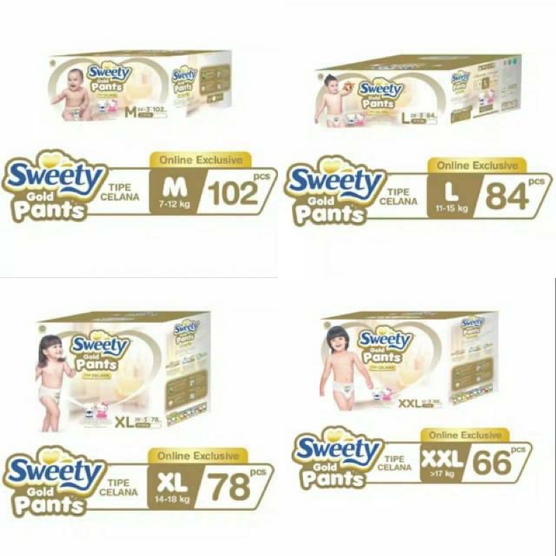 SWEETY GOLD PANTS M34/ SWEETY GOLD PANTS DUS M102/ POPOK BAYI