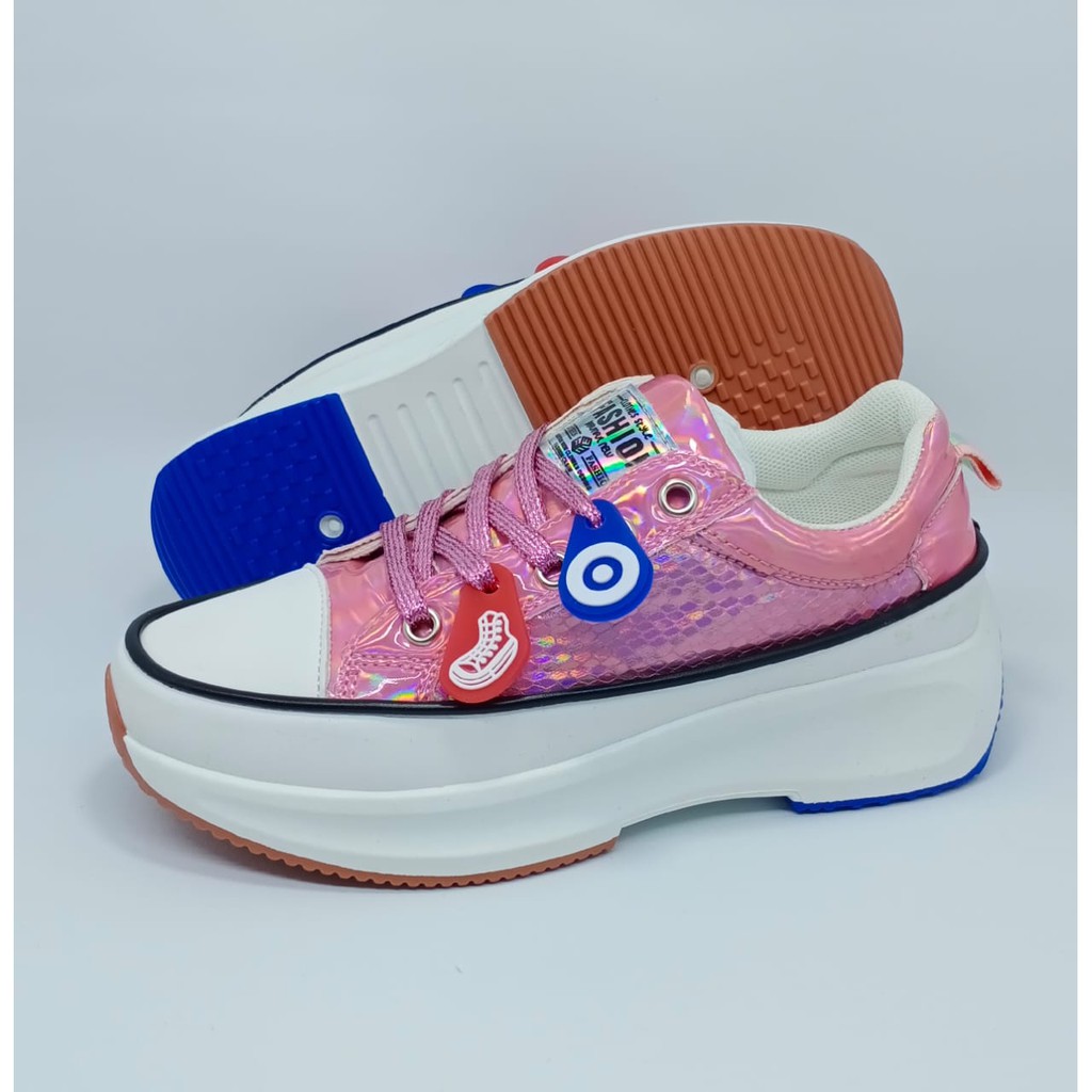 Sepatu Sneakers wanita model korea import 8803-1