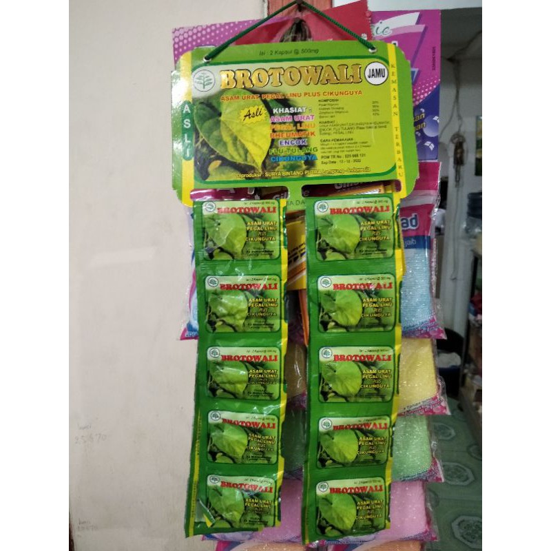 OBAT ASAM URAT BROTOWALI KAPSUL