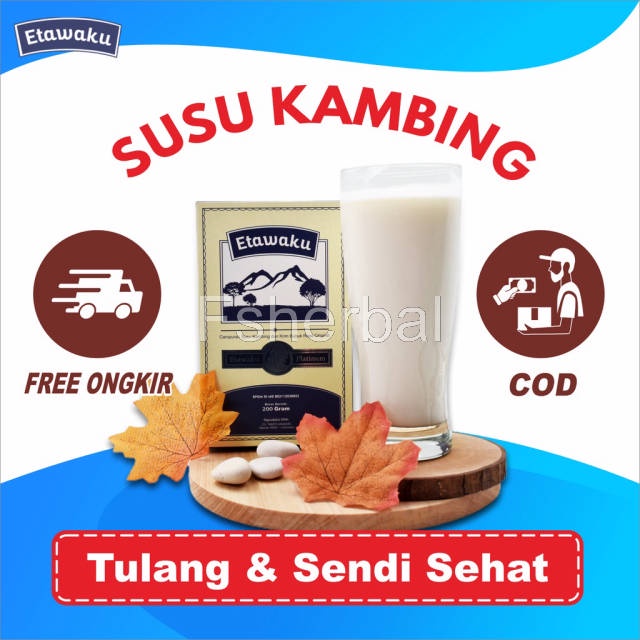 

Fsherbal - ETAWAKU PLATINUM - SUSU KAMBING Rendah Gula dan Tinggi Kalsium