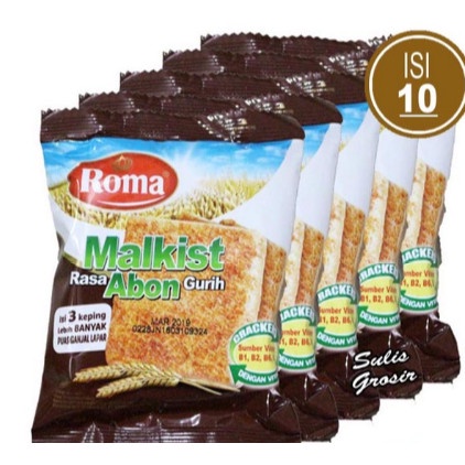 

Wafer-Biskuit- Roma Malkist Sachet/Malkis Renceng - Abon -Biskuit-Wafer.