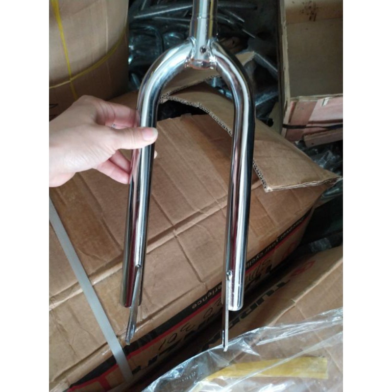 Fork Garpu Sepeda BMX 20 inch Chrome