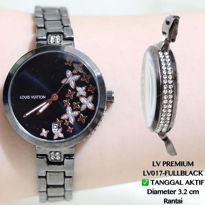Diskon Jam Tangan Wanita Premium Lv Louis Vuitton Grosir Termurah Permata Terbaru