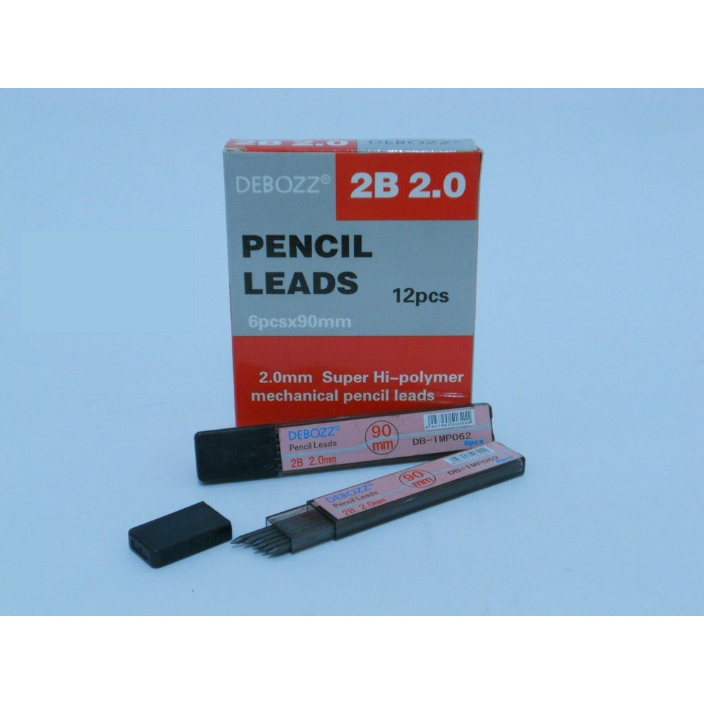 

Refill Isi Pensil Mekanik Debozz 2,0 mm x 90 mm (1 Tube Isi 6 Pcs)