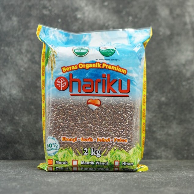 

Hariku Beras Merah Organik Premium 2kg