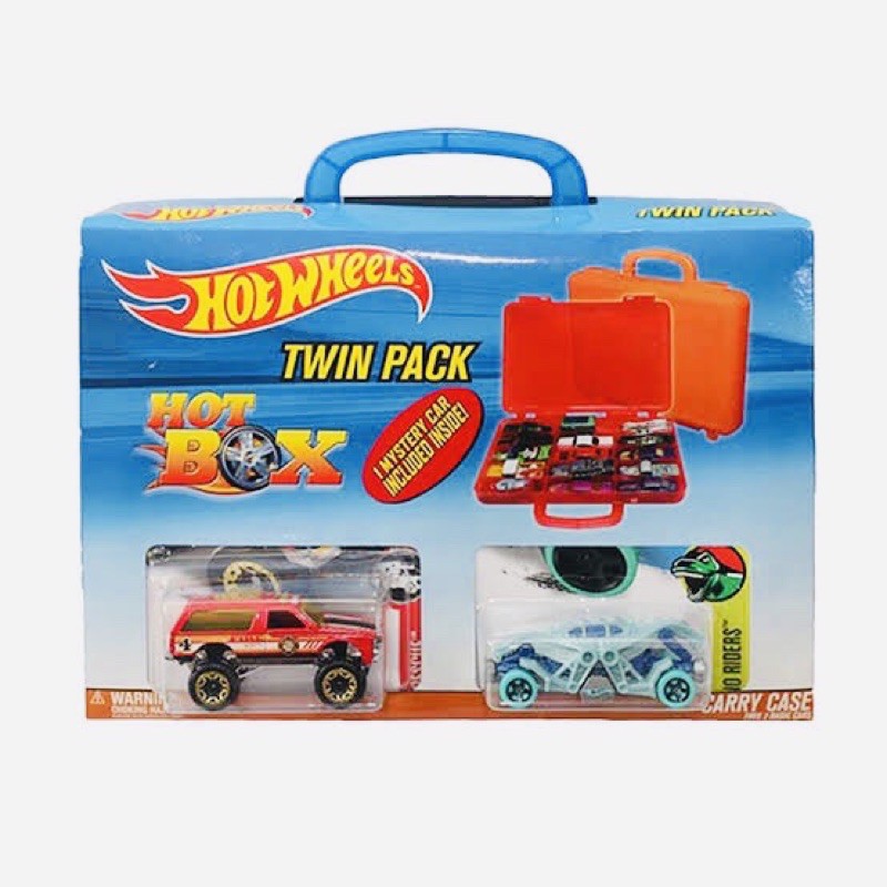 HOT WHEELS TWIN PACK HOT BOX ORIGINAL KOPER BOX KOTAK HOTWHEELS