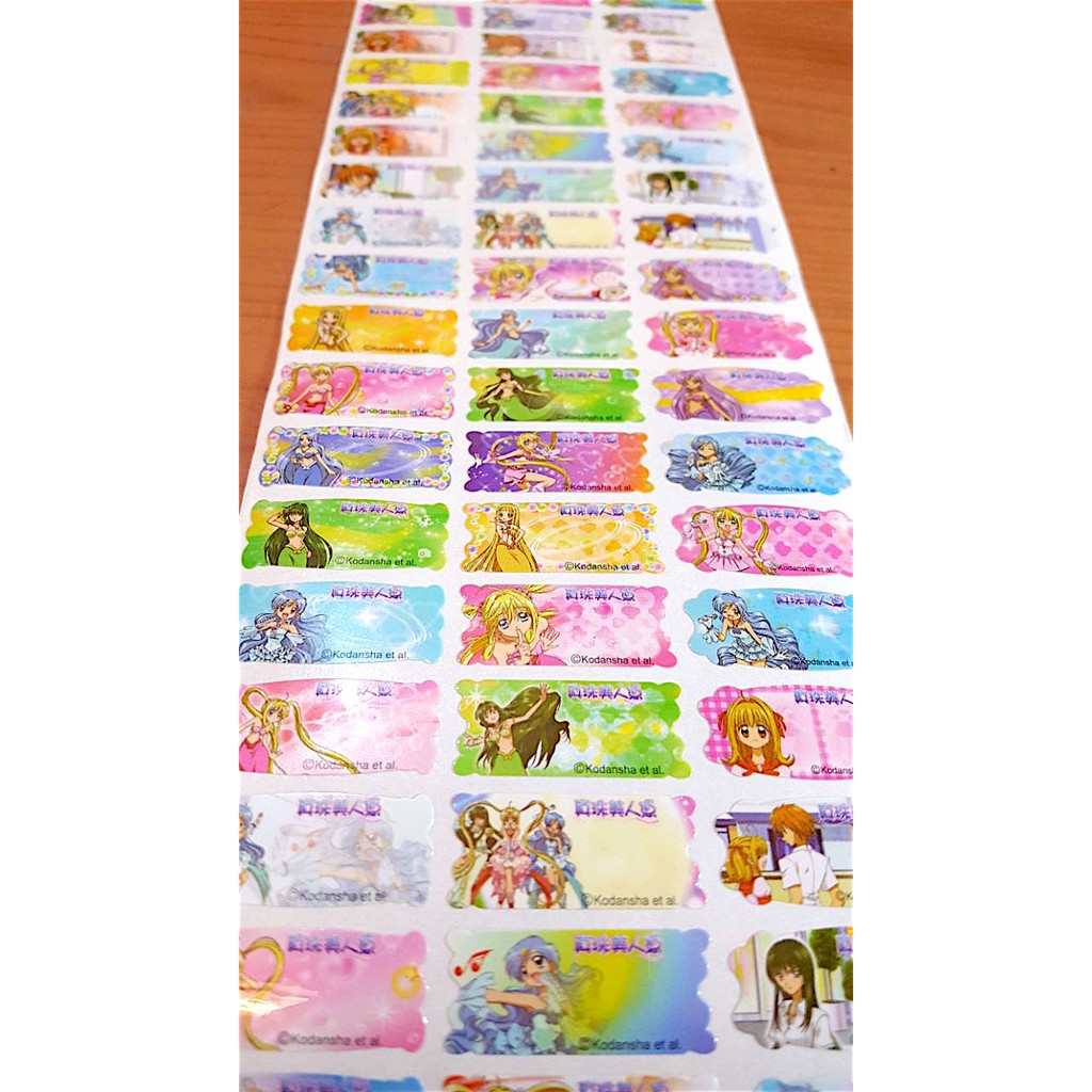 

Label Nama Anti Air Sticker Waterproof Anime Kodansha