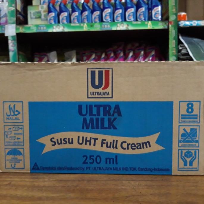 

READY COD Susu ultra UHT full cream susu putih 250 ml - Full Cream