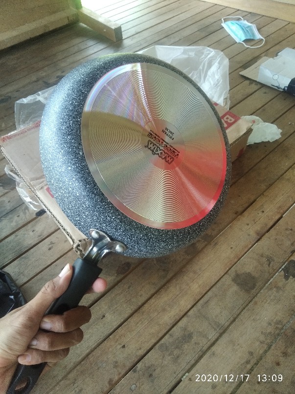 Maxim Frying Pan Keramik Tanpa Minyak 28cm | Wajan Anti Gores | Penggorengan Anti Lengket | Teplon