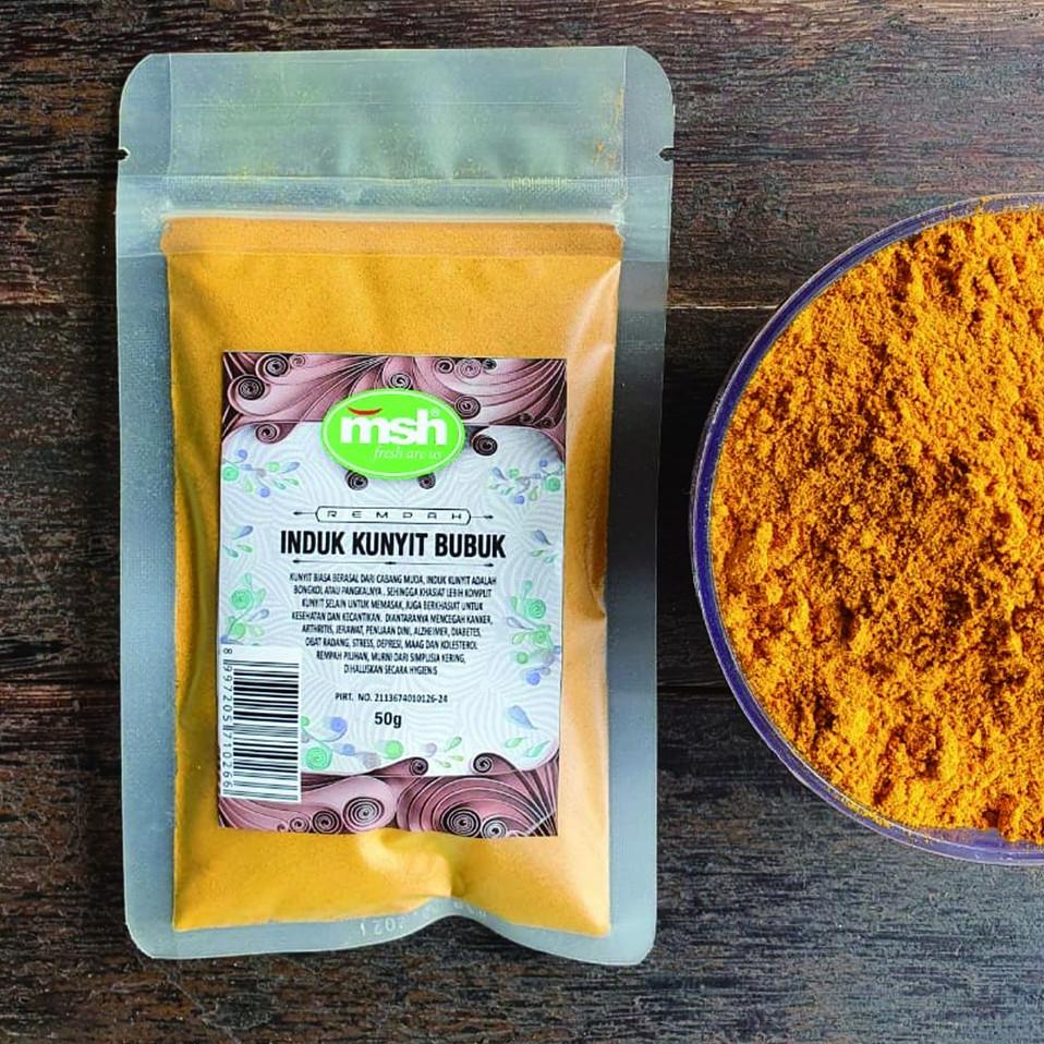 

[KODE PRODUK VS8GP7235] MSH Induk Kunyit Bubuk 50 g