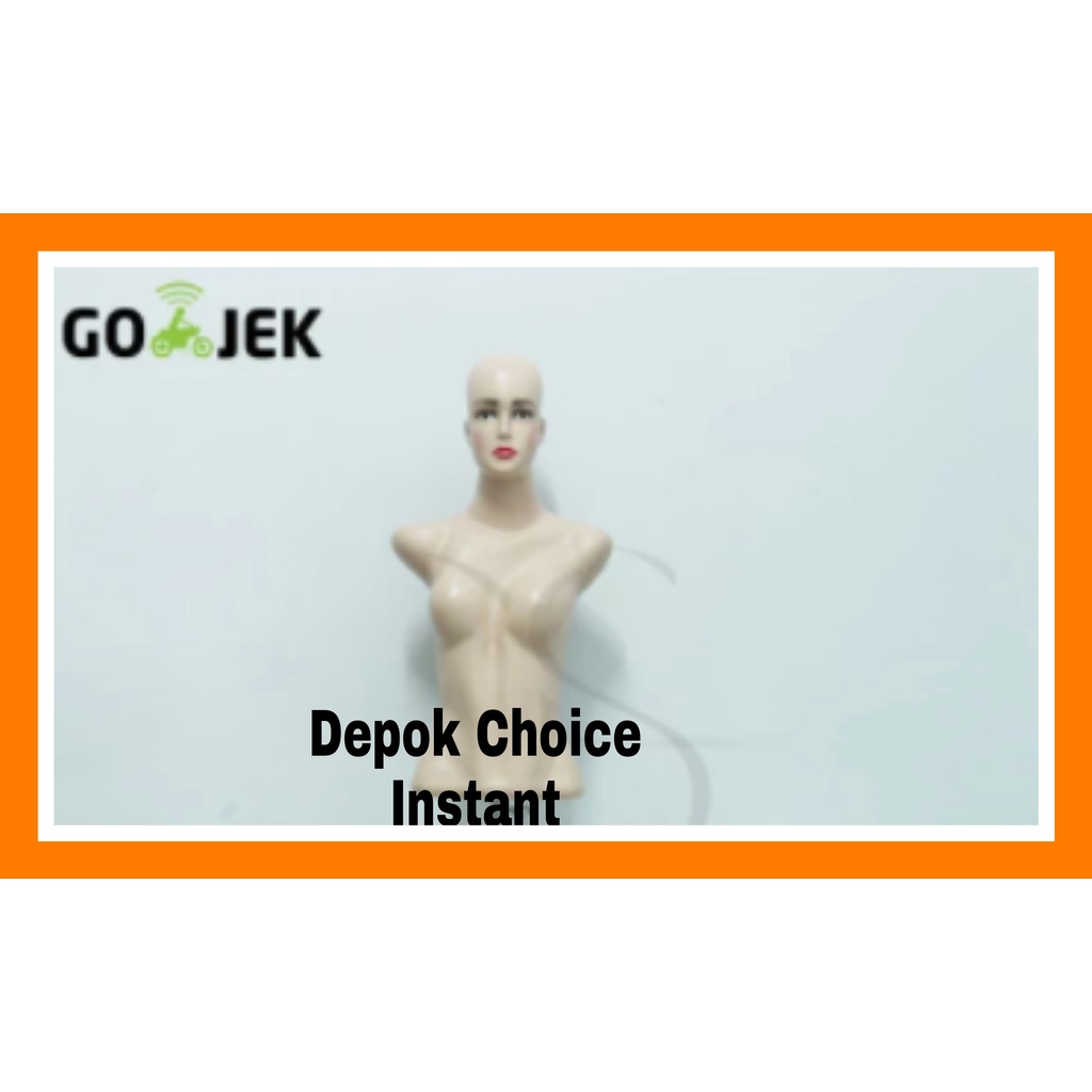 MANEKIN TORSO DEWASA BOTAK TANPA TIANG | MANEKIN WANITA | MANEKIN