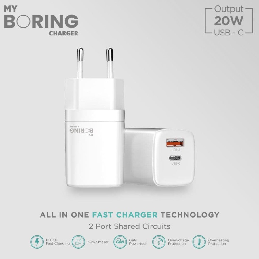 My Boring Battery USB Rechargeable AA Li-ion Baterai 1.5V +Charger 20W