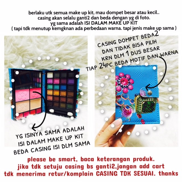 [Dompet] Kiss Beauty Make Up Kit (make up pallette)