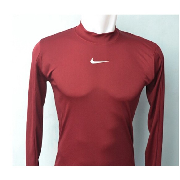 Sale/Diskon - Nike Menset Baselayer Panjang Putih/Navy - Aksesoris Olahraga-4