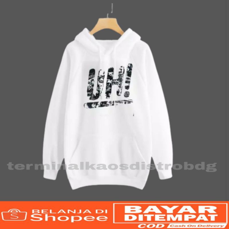Sweater Pria Hoodie Sweater Jumper Original Motherbless Unisex Cowok Cewek Fleece Putih Hitam ...